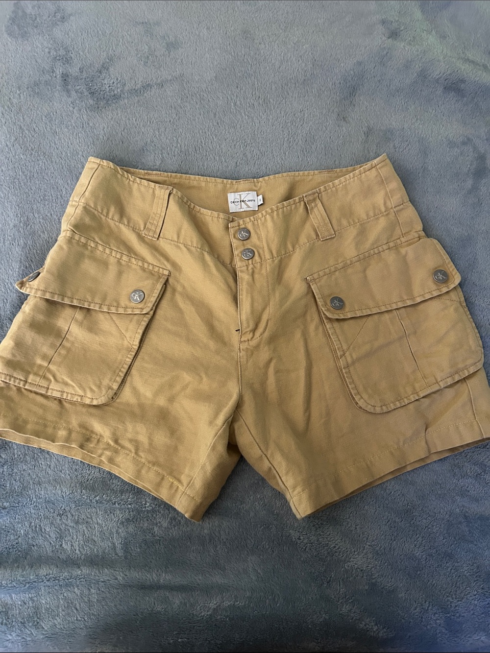 Calvin Klein Tan Cargo Pocket Women’s Shorts